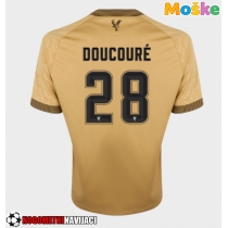 Moške Nogometnih dresov Crystal Palace Cheick Doucoure #28 Gostujoči 2025-26 Kratki rokavi